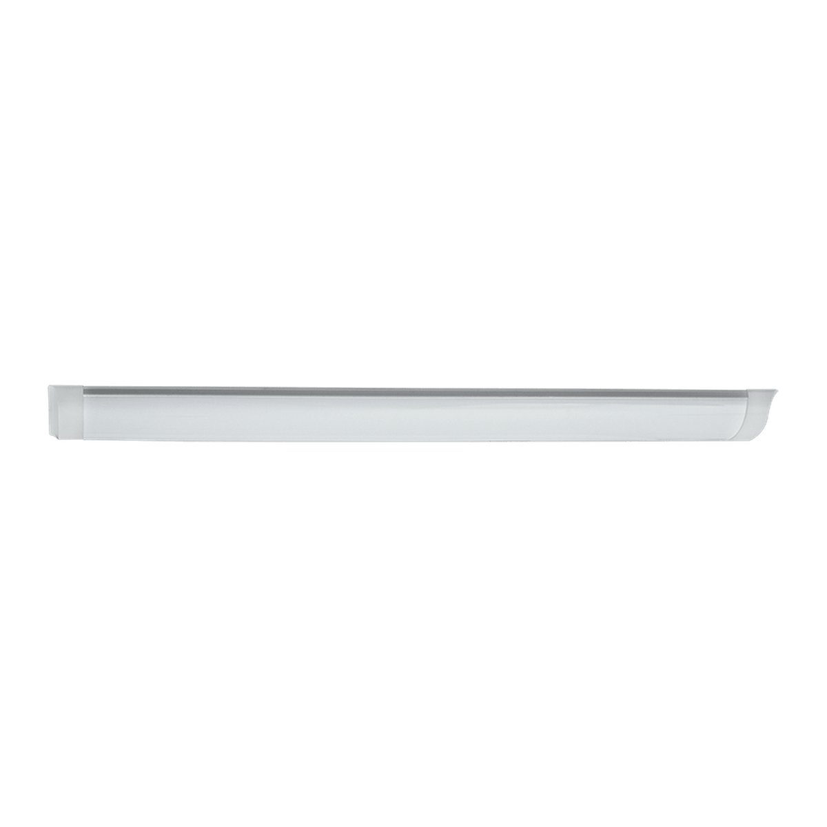 Silver Linear LED Light - 48W 4000K — transparent background