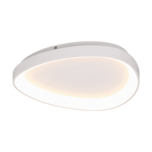 White 36W LED Ovoid Ceiling Light – 42cm, 3000K