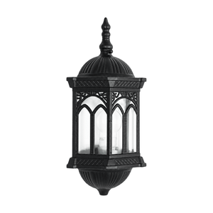 Alexander Black Outdoor Wall Light - Die Cast Aluminium on a transparent background