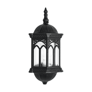 Alexander Black Outdoor Wall Light - Die Cast Aluminium on a white background
