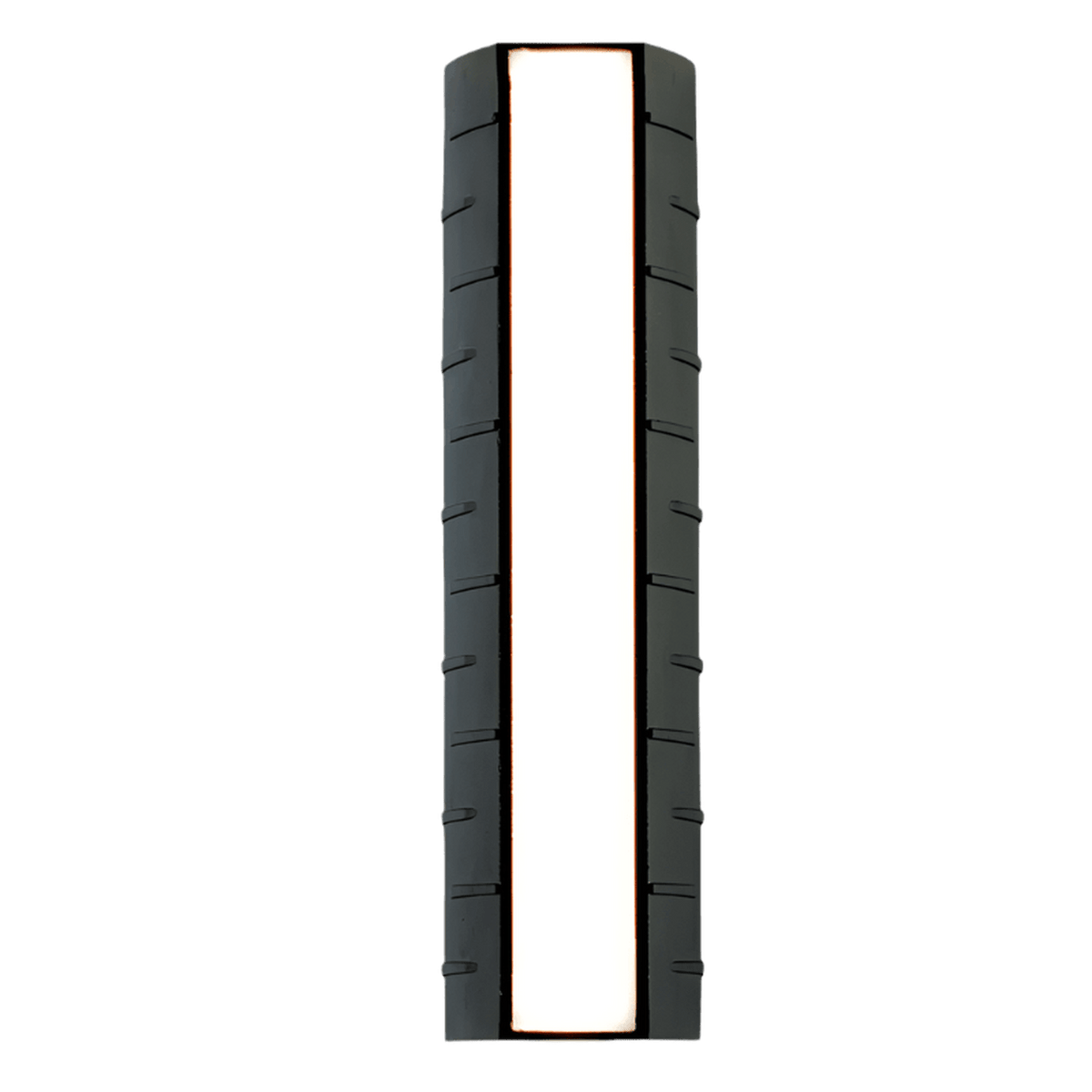 James Black Outdoor LED Wall Light LED IP65 — transparent background