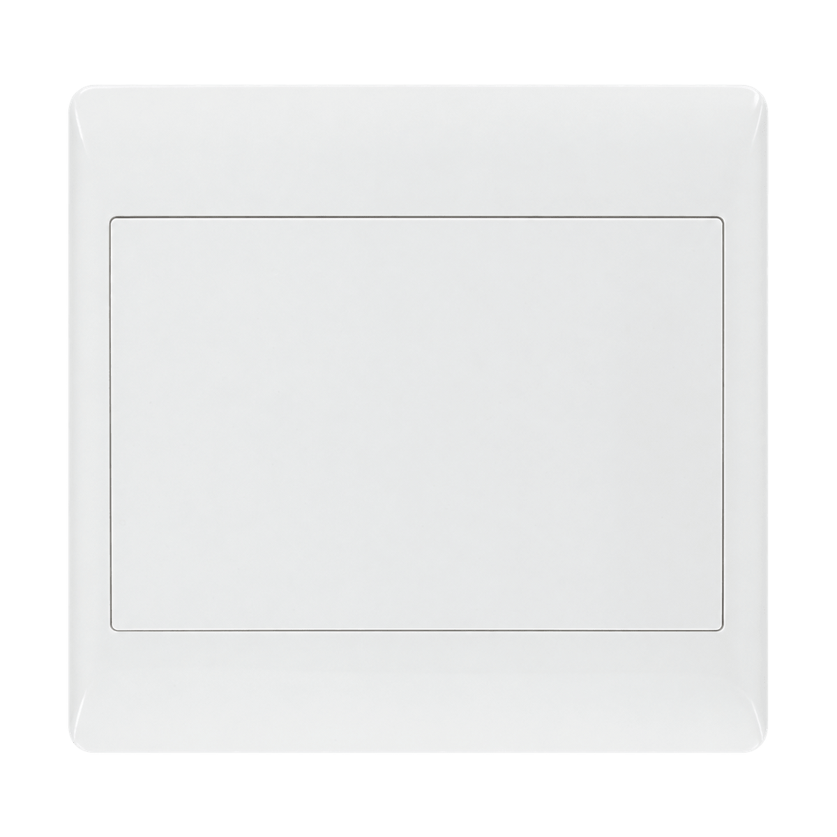 Blank Plate 4 X 4 on a transparent background
