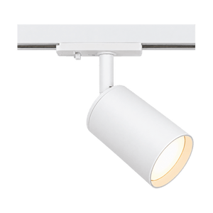 White GU10 Spot Light for 3-Wire Tracks on a transparent background