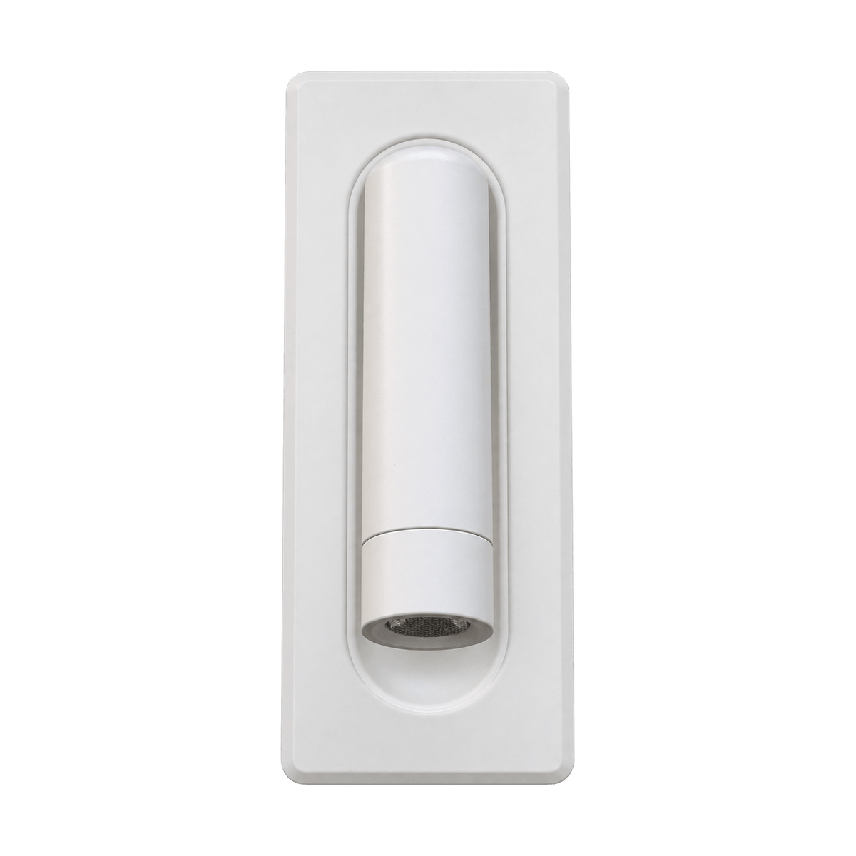 Recessed White Indoor Wall Light on a transparent background