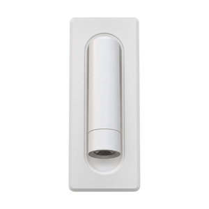 Recessed White Indoor Wall Light on a transparent background