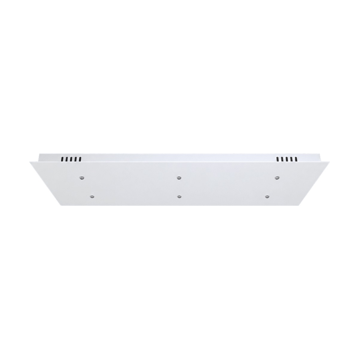 Rectangular Plate Matt White Customizable Decorative Plate on a transparent background