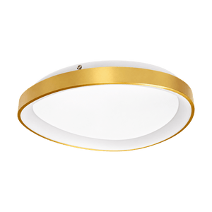 Gold LED Ceiling Light Dimmable Warm White on a transparent background