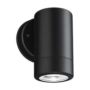 Black Outdoor Wall Light IP44 on a transparent background