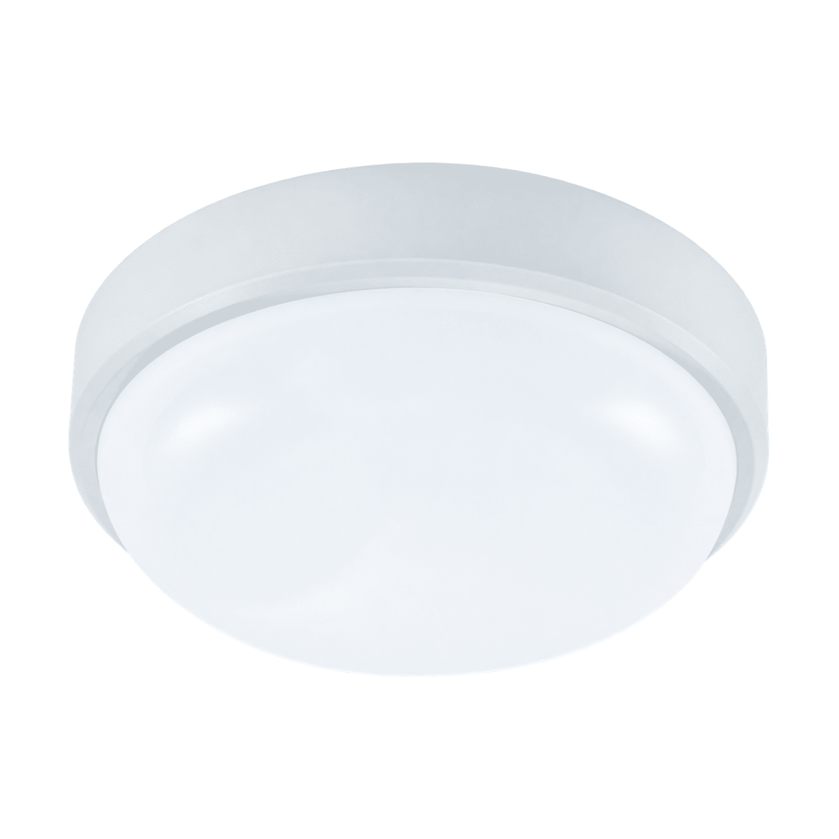 White LED Ceiling Light IP54 Cool White on a white background