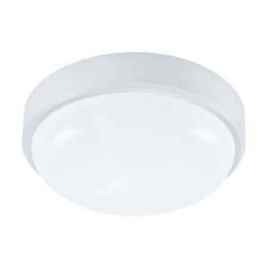 White LED Ceiling Light IP54 Cool White on a white background