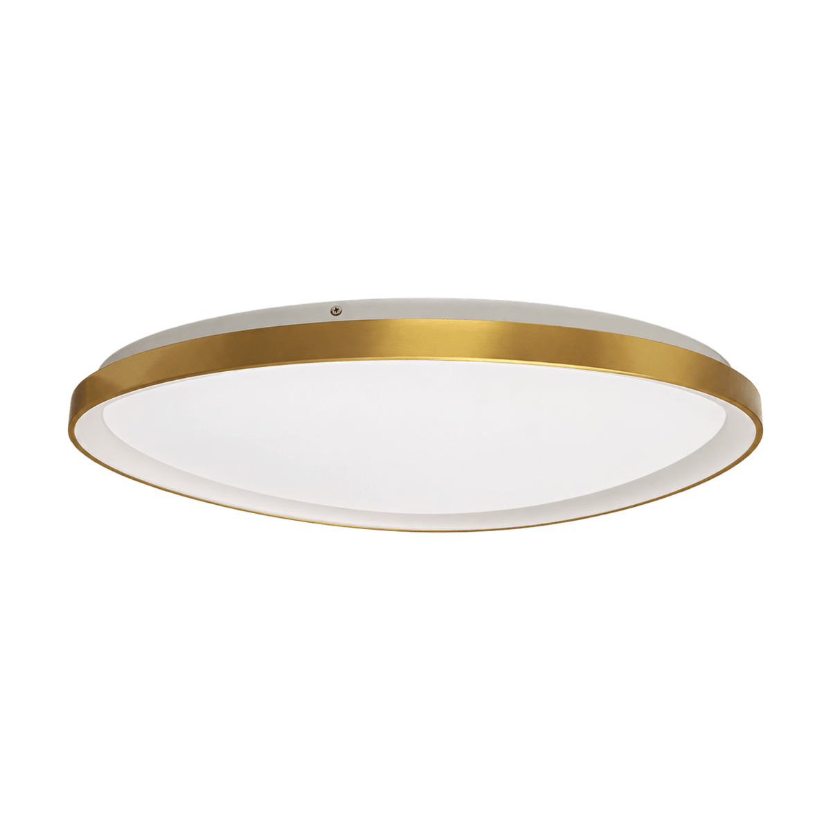 LED Gold Ceiling Fitting Dimmable Warm White on a white background