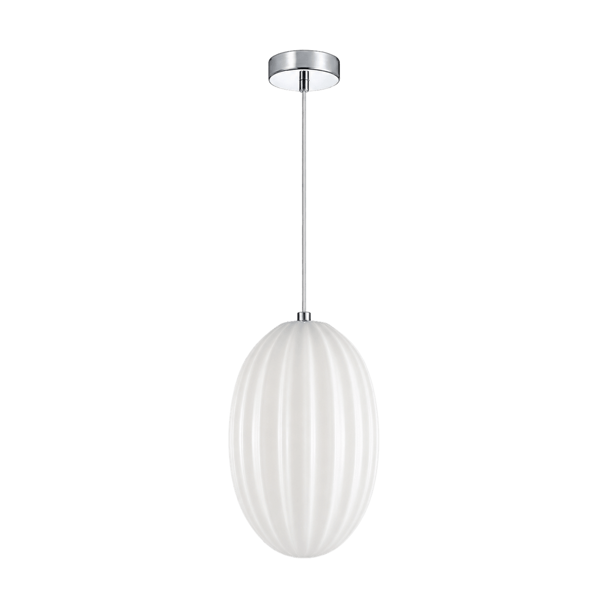 Marilyn Chrome & Opal Pendant Light