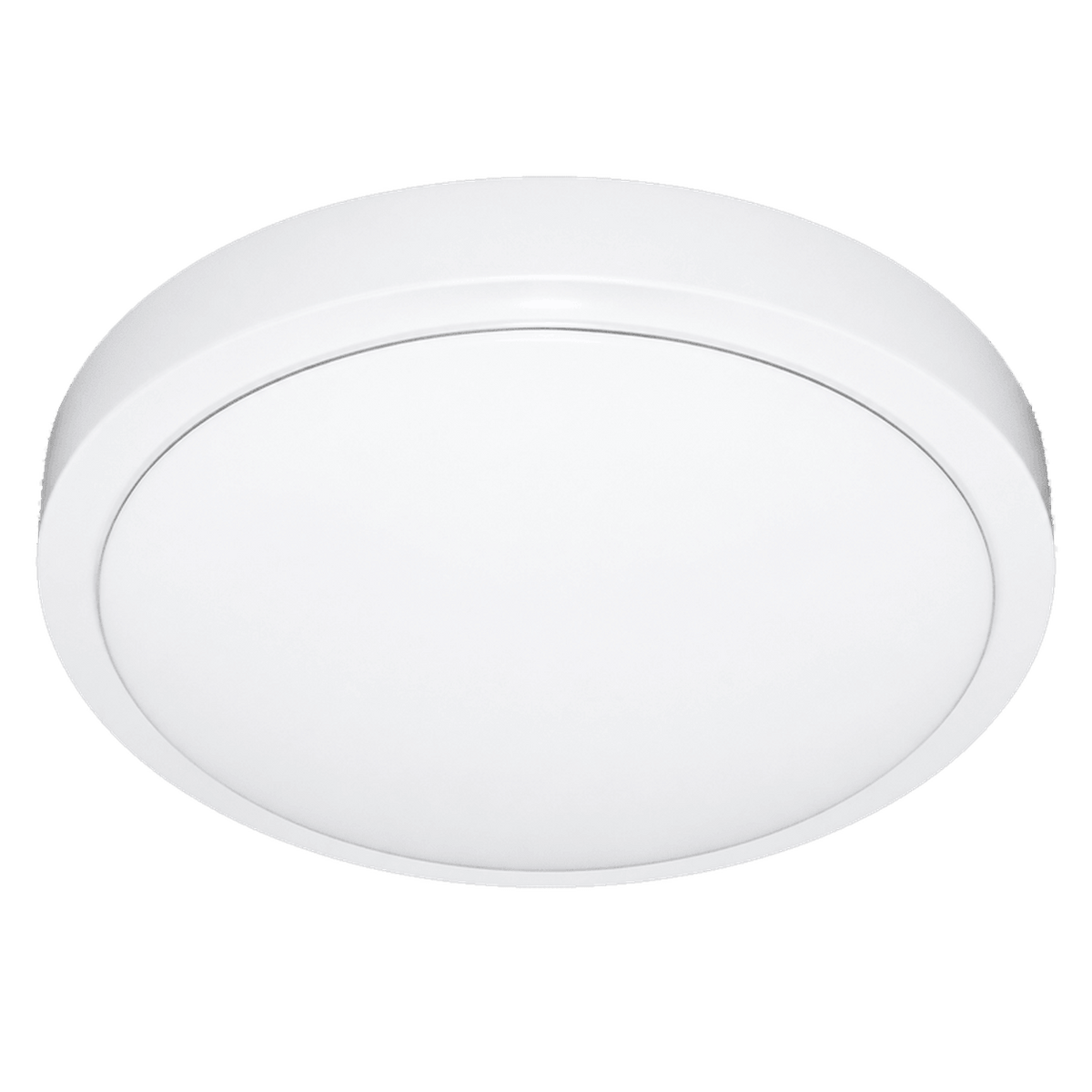 Cool White LED Ceiling Light Polycarbonate 24W 340mm Diameter — transparent background