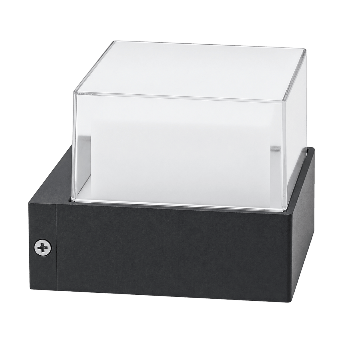 Warm White Black LED Coastal Wall Light IP44