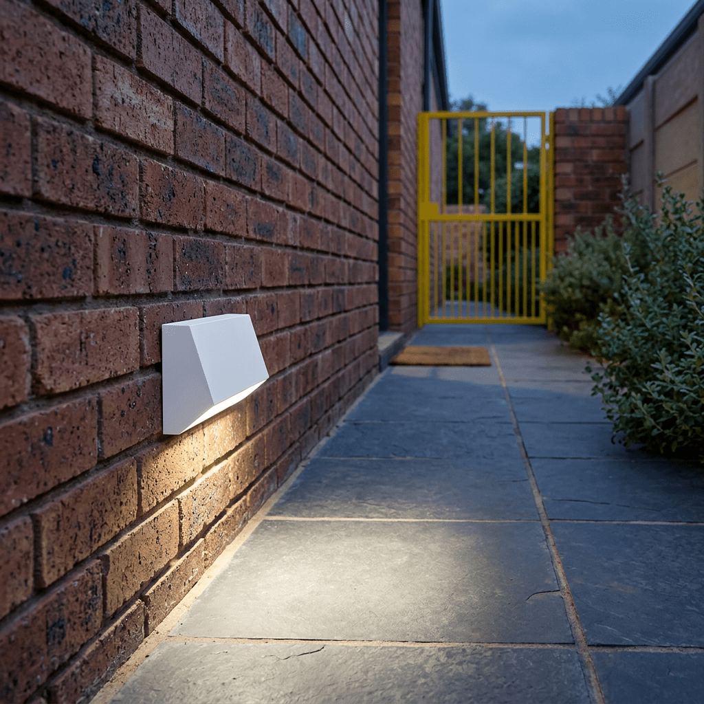 Taj Medium White Outdoor LED Footlight - CTC Lighting