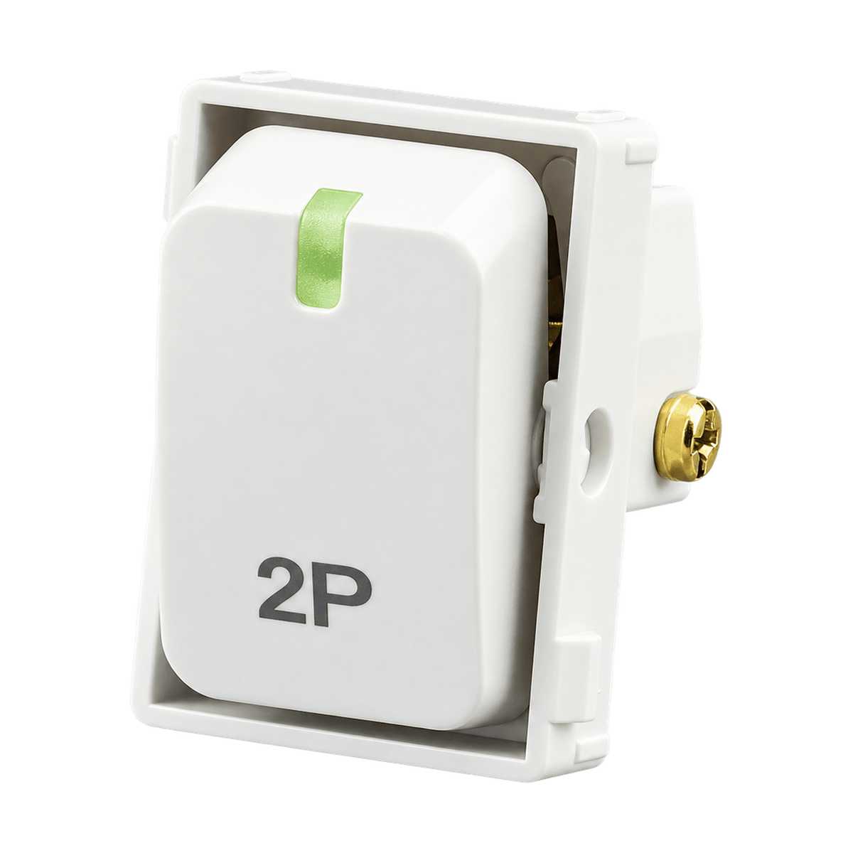 White Double Pole Isolator Module Switch