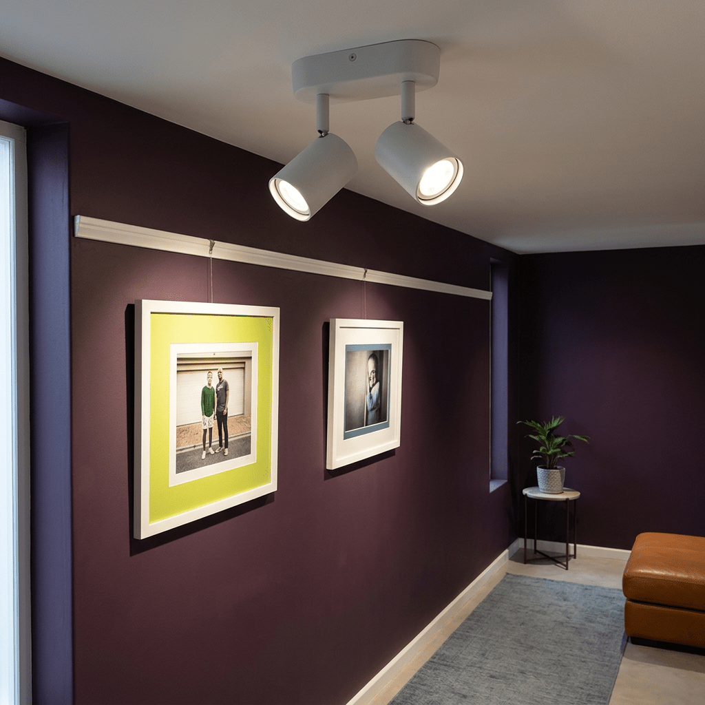 Pulse White LED Adjustable Surface Spot