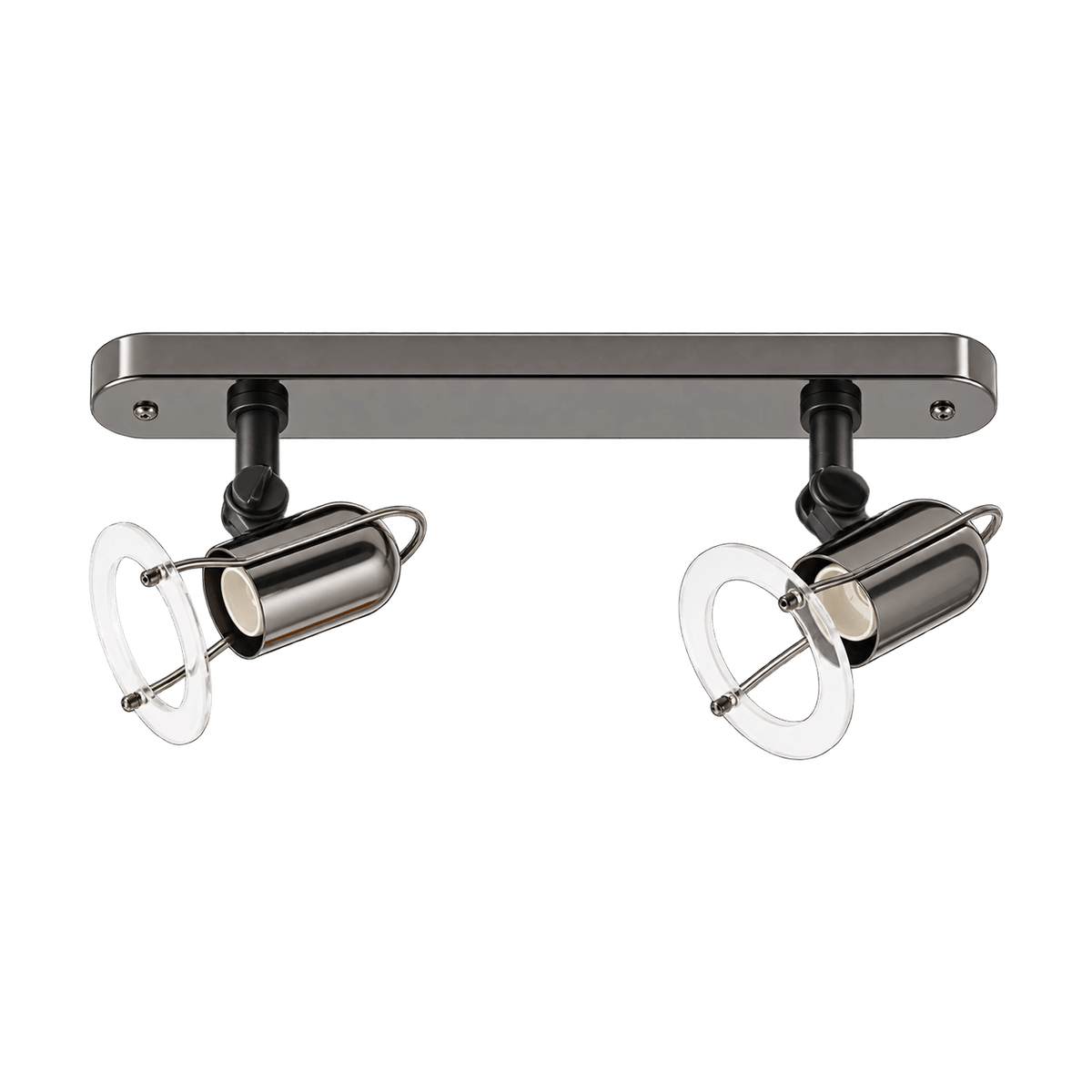 Gun Metal Spotlight Dual-Light Bar Accent Lighting