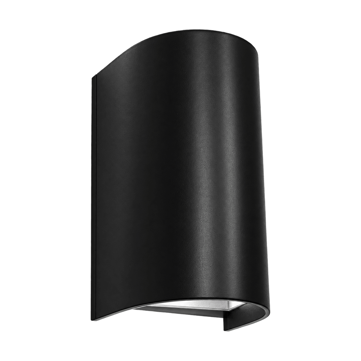 Spazio Evok Black Outdoor Wall Light - IP65