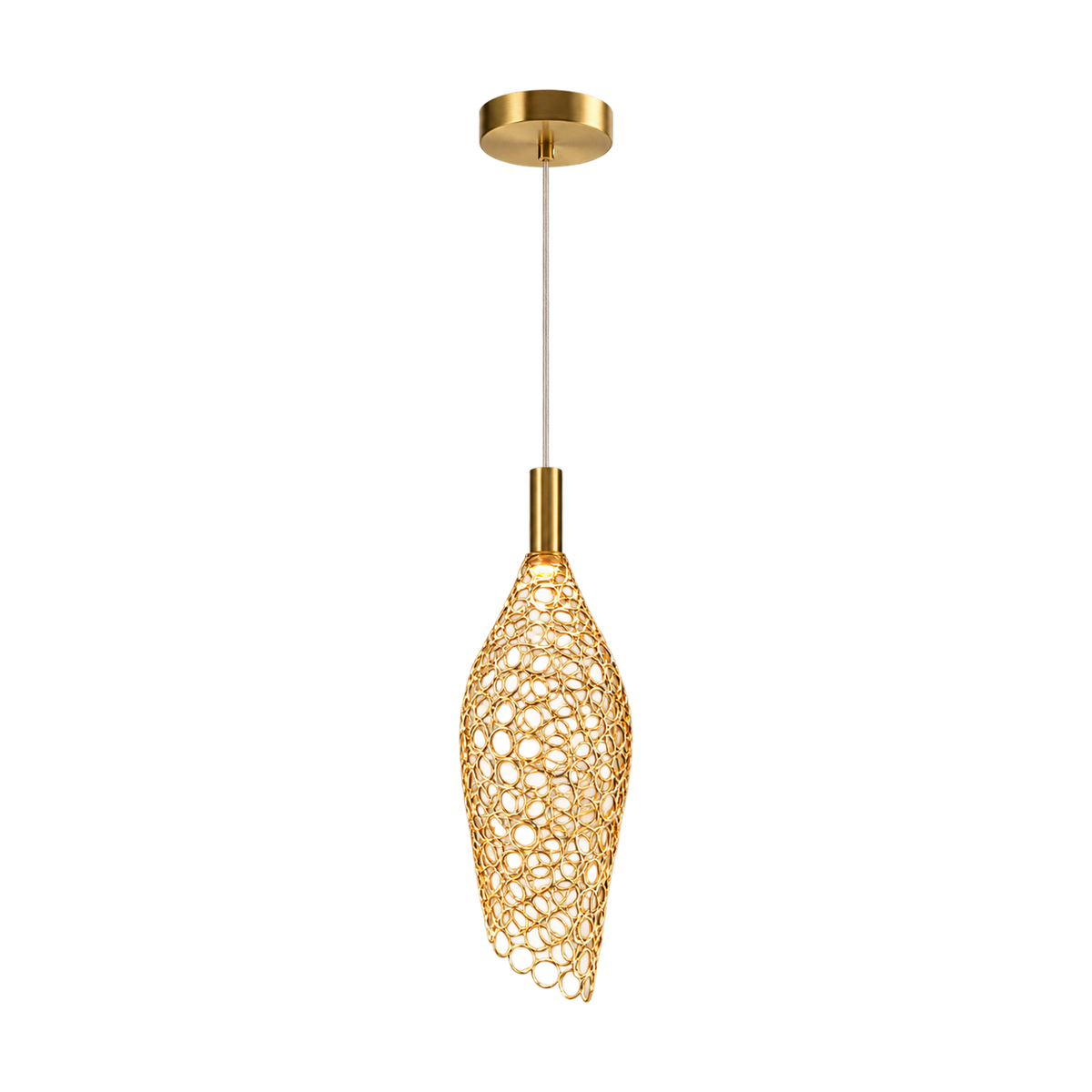 LED Gold Pendant Light - 3000K