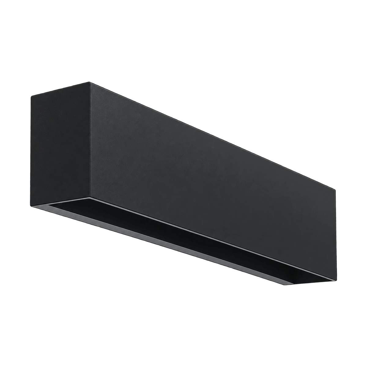 Capri Matt Black LED Wall Light - IP65 4000K