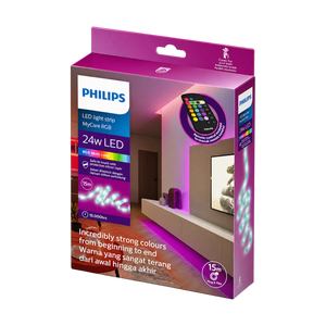 Philips MyCare Plug & Play RGB LED Striplight - 5 Meter on a transparent background