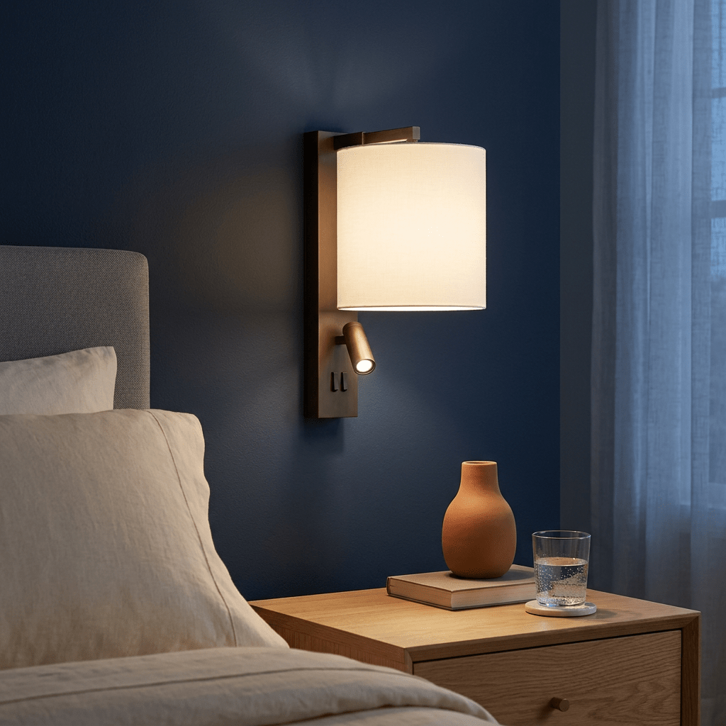 Saxon Bronze LED Wall Light