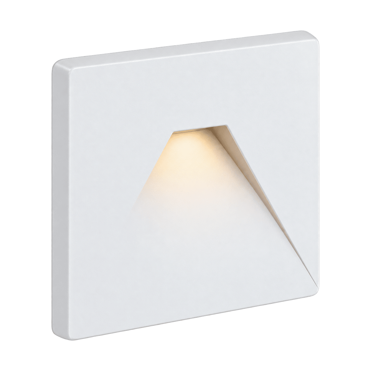 Orion Square Wink LED Footlight - CCT on a white background