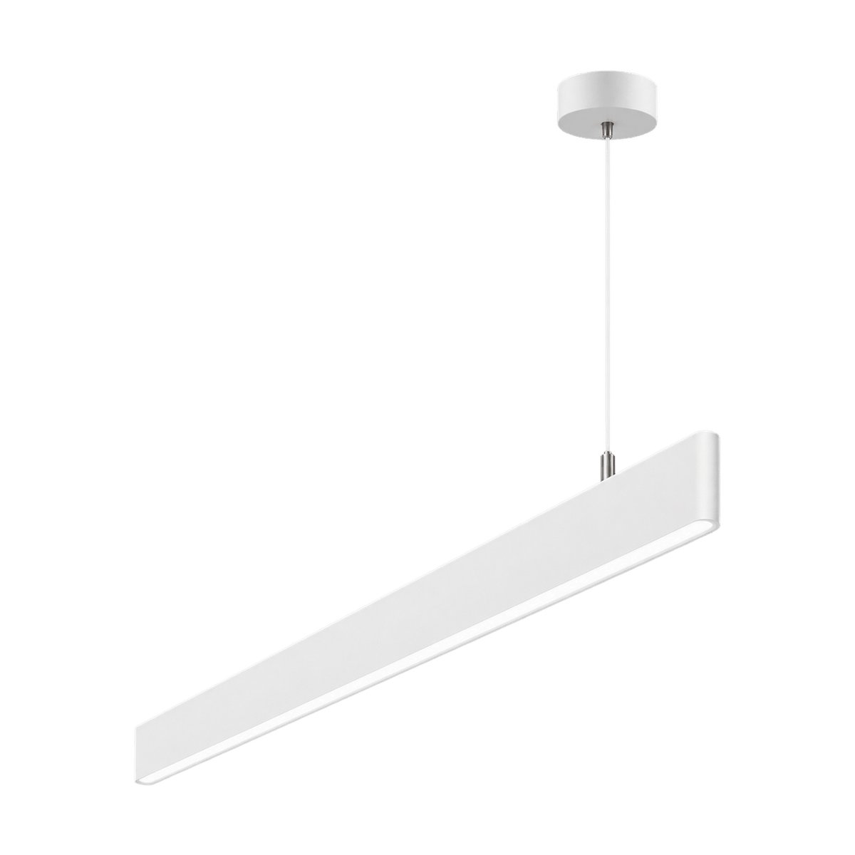 Avico White LED Pendant Light - 3000K on a transparent background