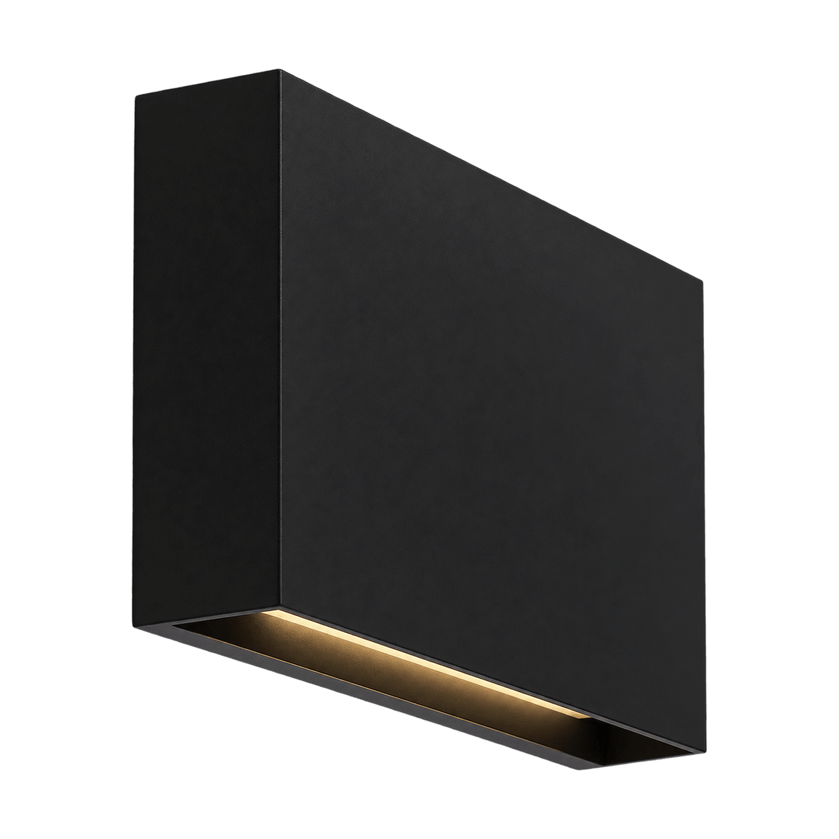 Capri Up & Down LED Wall Light - Black 4000K on a transparent background
