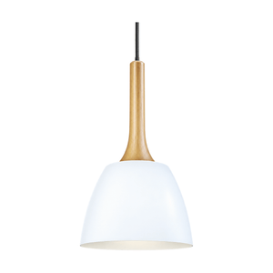 Azul White Pendant Light on a white background