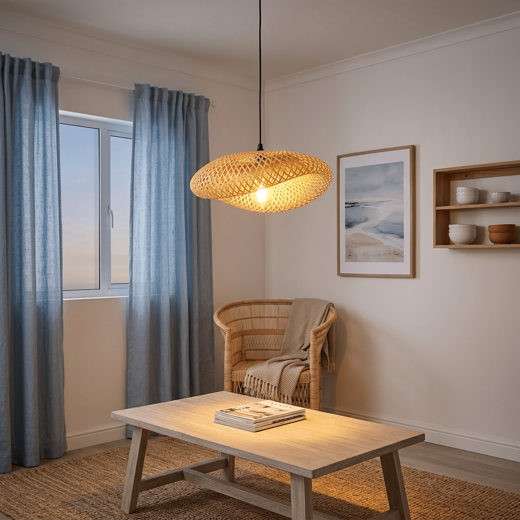Medium Bamboo Pendant Light