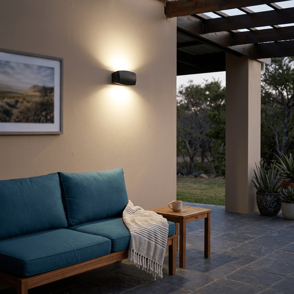 Abram 190 LED Outdoor Wall Light - Coastal Up & Down