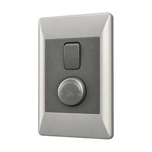 Duo Fan Speed Control & Light Switch Dimmable on a white background