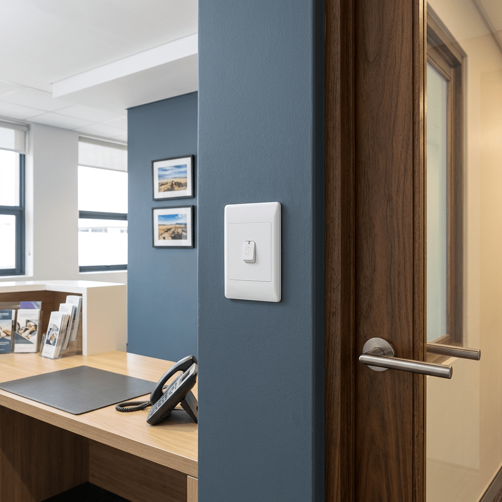 White Door Bell Switch