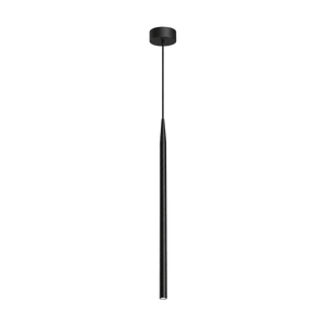 Black Baton Pendant Light on a transparent background