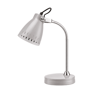 Grey Flexi Desk Lamp - white background