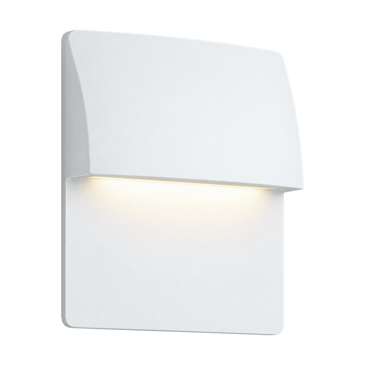 Luna Square White LED Foot Light - transparent background