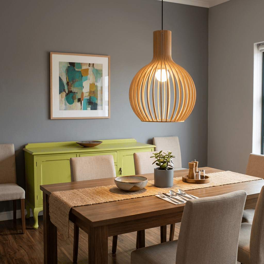 Nube Natural Plywood Pendant Light