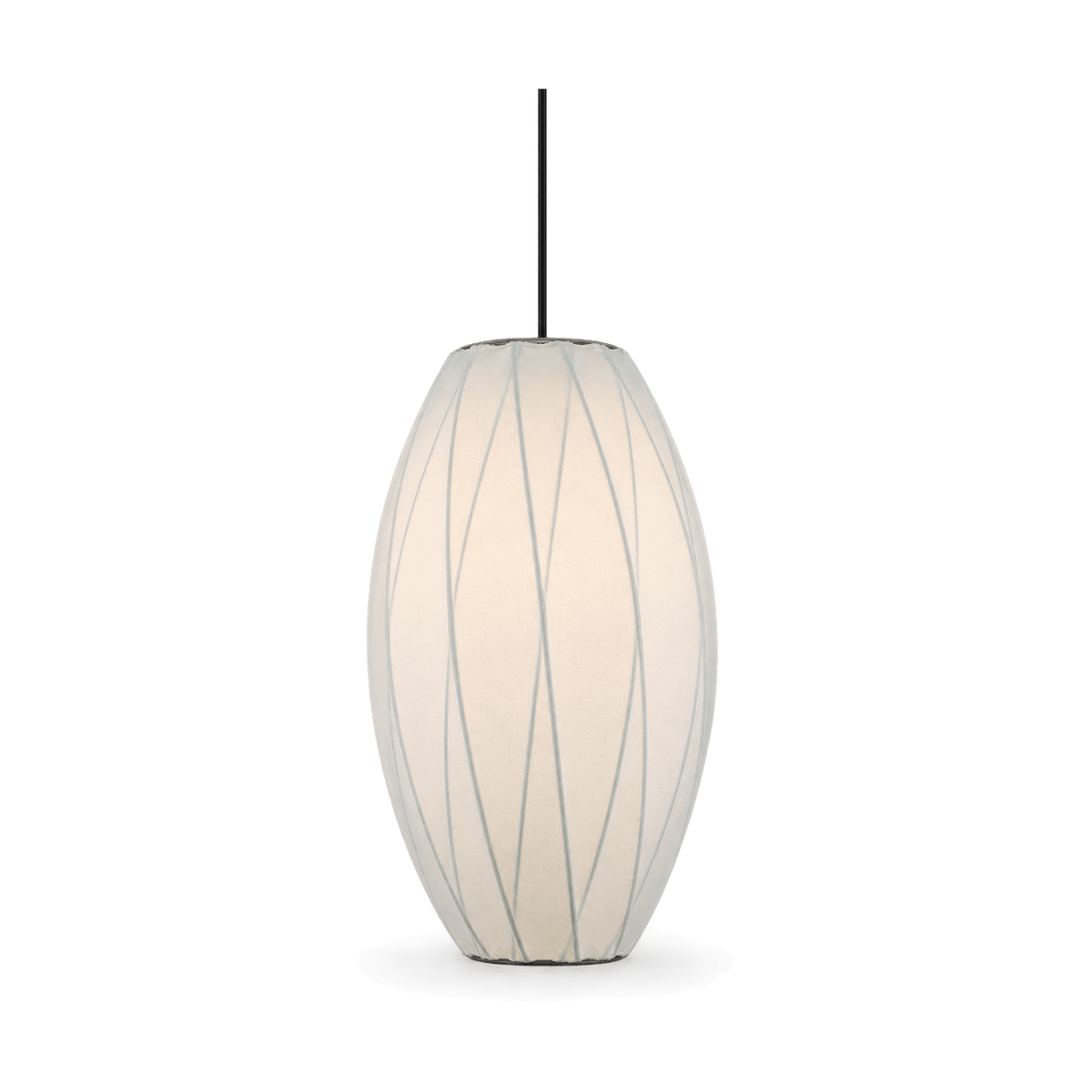 Silk Pearl Pendant Light - transparent background