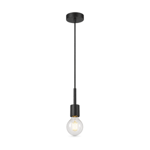 Black Pendant Light - transparent background