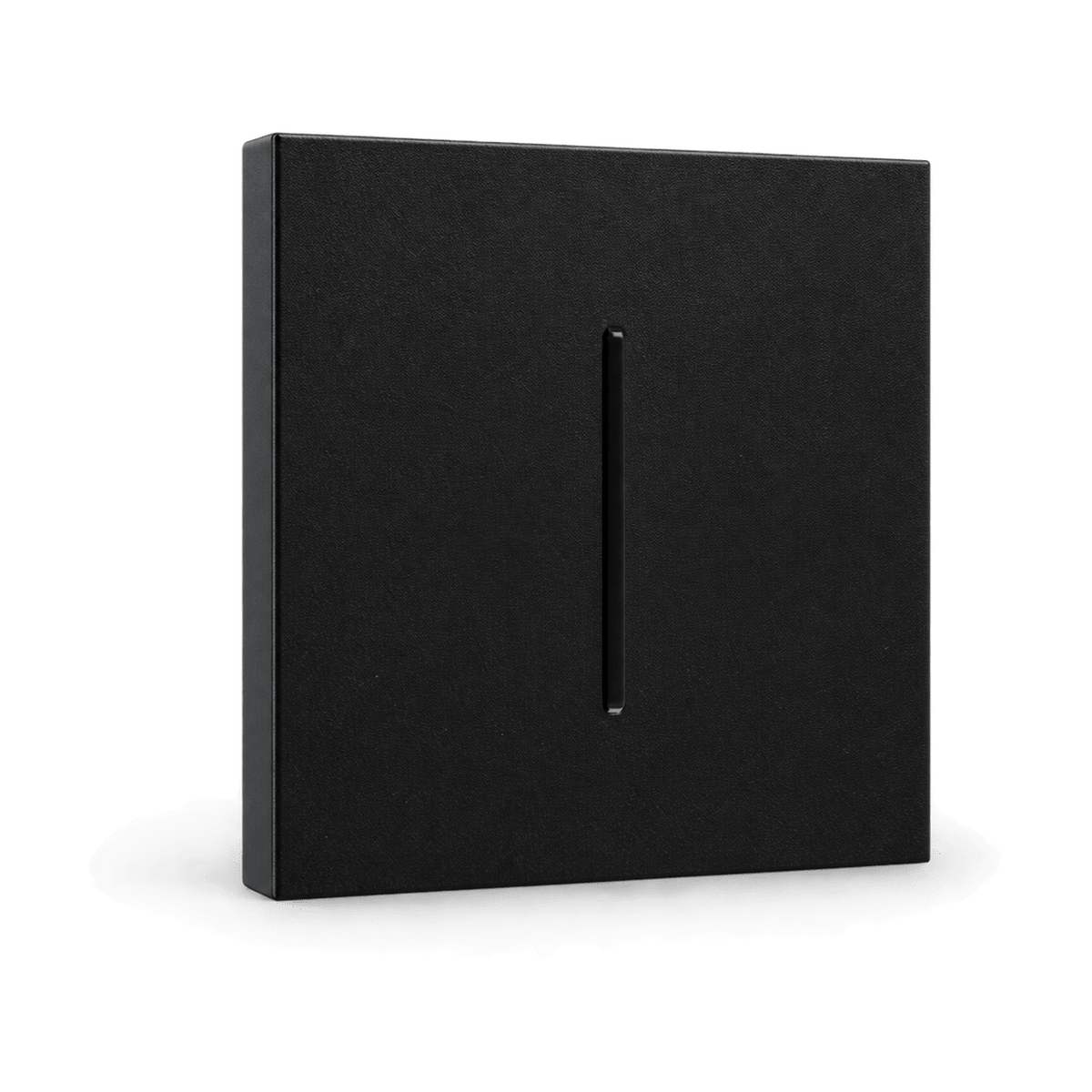 Slit Black LED Square Footlight Outdoor - transparent background