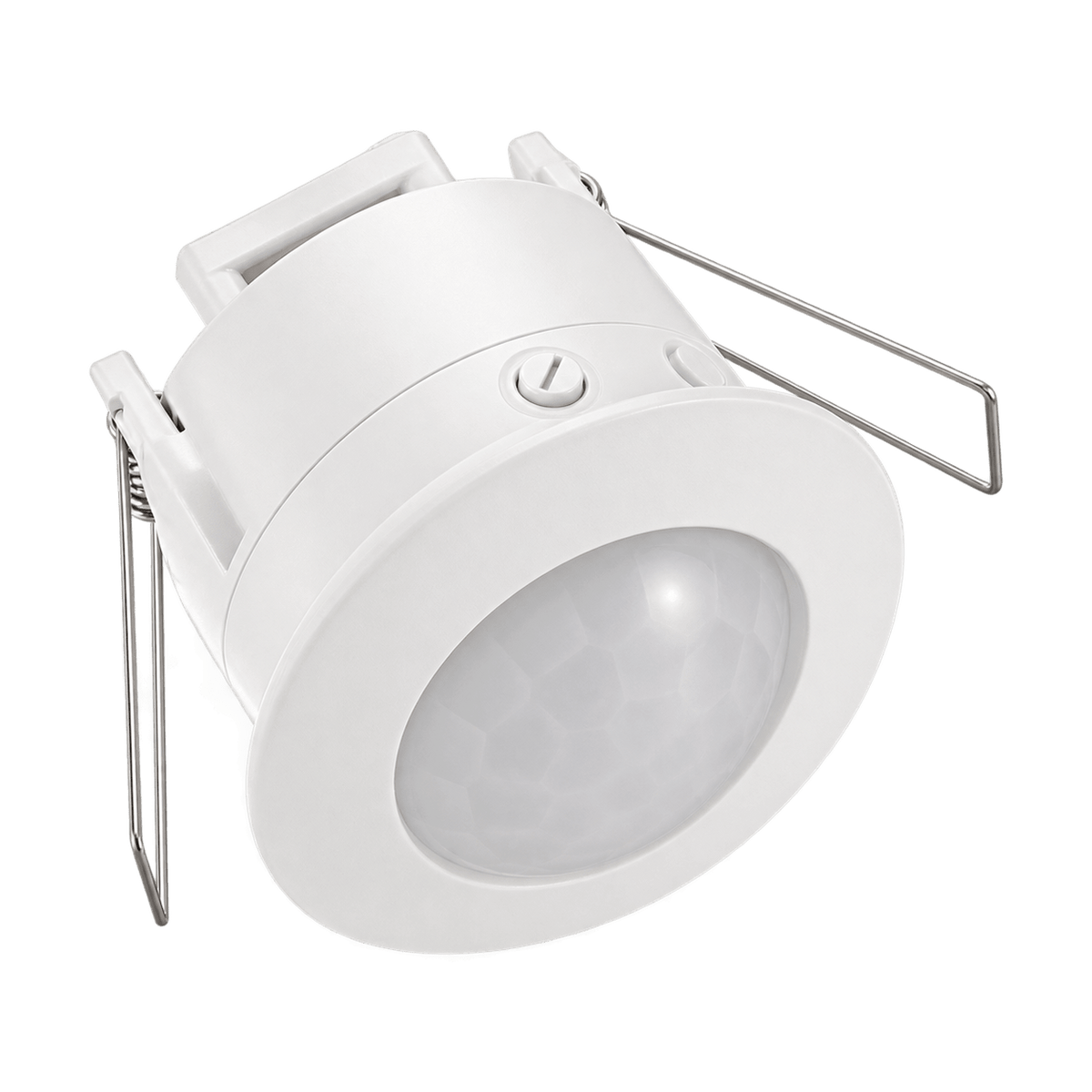 White Recessed Motion Sensor PIR - transparent background