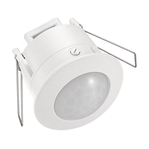 White Recessed Motion Sensor PIR - white background