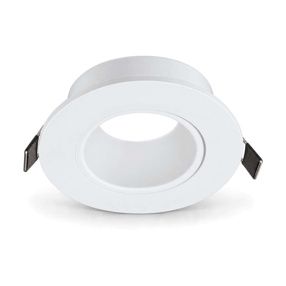 Sophia White Recessed Downlight Holder - transparent background