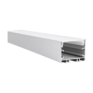 LED Extrusion - 50 x 32mm Surface Profile Complete (2m) - transparent background