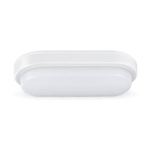 Coastal White LED Oval Bulkhead - transparent background