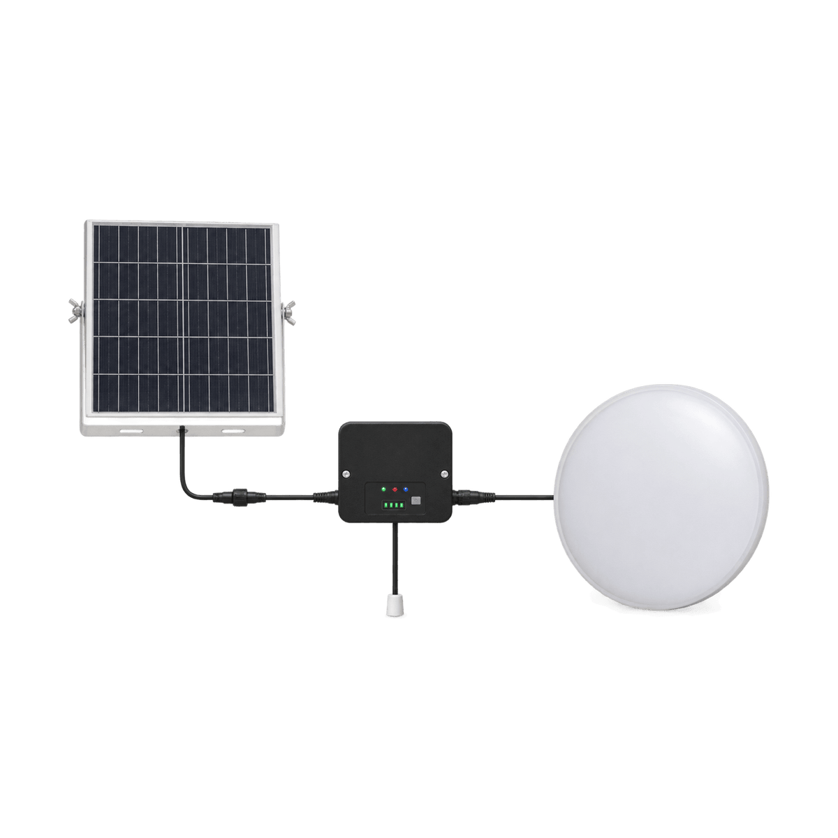 Indoor Solar Ceiling Light - 9 Watt - transparent background
