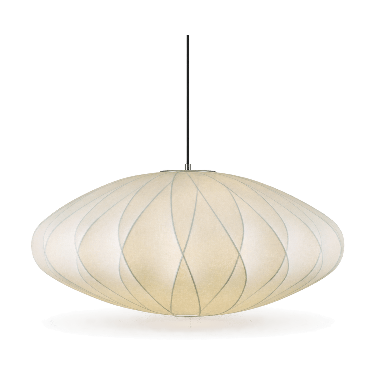 Silk Pearl Pendant Light - transparent background