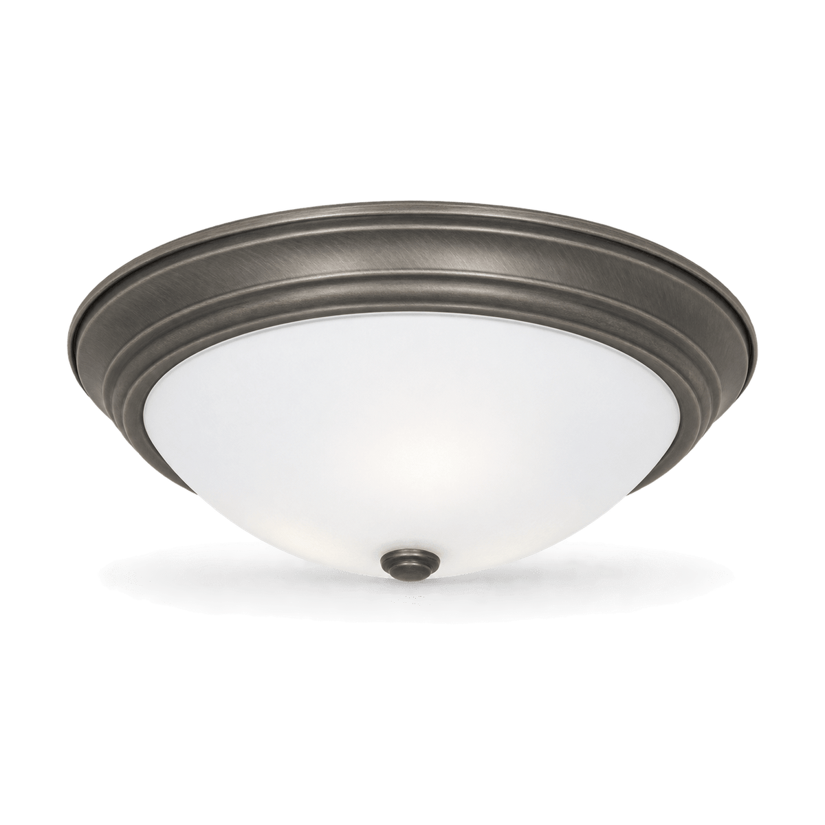 Antique Frosted Glass Ceiling Light - transparent background